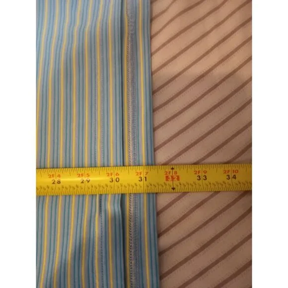 Under Armour UA Heatgear S/S Polo Golf Shirt Men’s 2XL Blue Yellow Striped - Picture 12 of 12